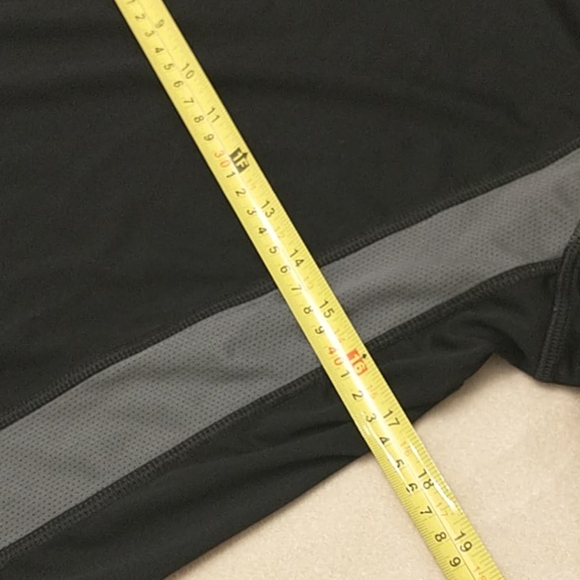 NIKEFIT dry gym athletic top grey black mens - Picture 3 of 5